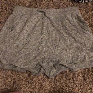 Grey soft shorts